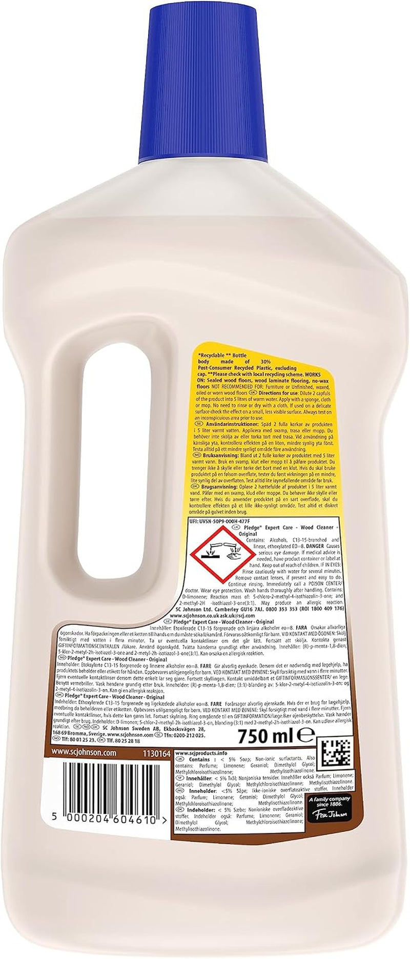 Clean It Gentle Wood Floor Cleaner Original, 750Ml