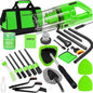 【Tiktokshopstockup】Viewsun 17Pcs Car Cleaning Kit, Pink Car Interior Detailing Kit with High Power Handheld Vacuum, Detailing Brush Set, Windshield Cleaner, Cleaning Gel, Complete Auto Accessories for Women Gift,Summervibes Toolupgrade