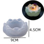 3D Lotus Silicone Mold Jar DIY Aromatherapy Candle Mould Pot Handmade Jewelry Storage Box Making Concrete Candle Jar Planter