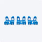 GPS Dog Tracker Rubber Clips X3 (Standard), Blue, 2.8 Cm