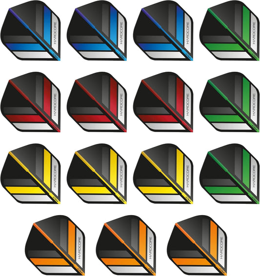Hardcore Selection Pack Extra Thick Standard Dart Flights