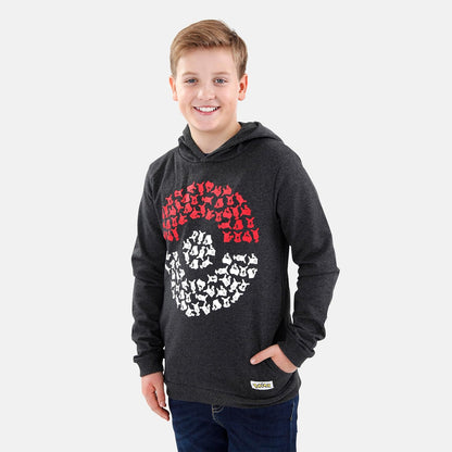 Boys Hoodie | Pikachu Kids Hoodie with Pokeball Design