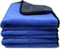 Microfibre Cleaning Cloths for Car & Home (3 PCS) – 500GSM 30X30Cm – Multipurpose Drying, Polishing & Dusting for Motorcycles, Kitchens & Interiors