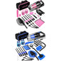 【Tiktokshopstockup】Viewsun 17Pcs Car Cleaning Kit, Pink Car Interior Detailing Kit with High Power Handheld Vacuum, Detailing Brush Set, Windshield Cleaner, Cleaning Gel, Complete Auto Accessories for Women Gift,Summervibes Toolupgrade