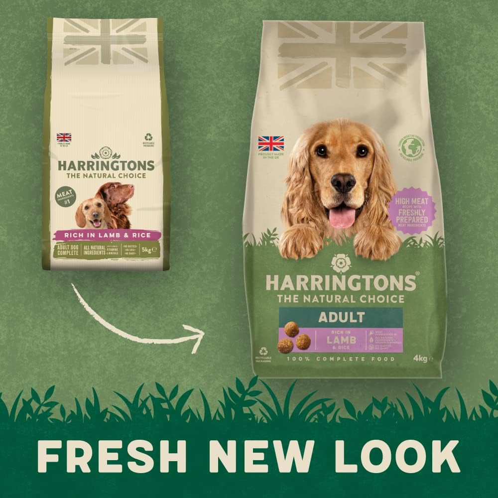 Complete Dry Adult Dog Food Lamb & Rice 4Kg (Pack of 3)