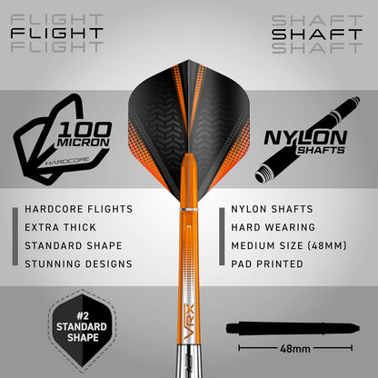 Darts | Amberjack | Steel Tip | Tungsten Darts Set | 22G - 30G