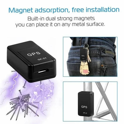1/2/3Pcs Car Mini GPS Tracker Anti-Theft Locator Real Time Tracking SIM Positioner Magnetic Mount Anti-Theft Tracker GF-07