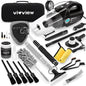 【Tiktokshopstockup】Viewsun 17Pcs Car Cleaning Kit, Pink Car Interior Detailing Kit with High Power Handheld Vacuum, Detailing Brush Set, Windshield Cleaner, Cleaning Gel, Complete Auto Accessories for Women Gift,Summervibes Toolupgrade