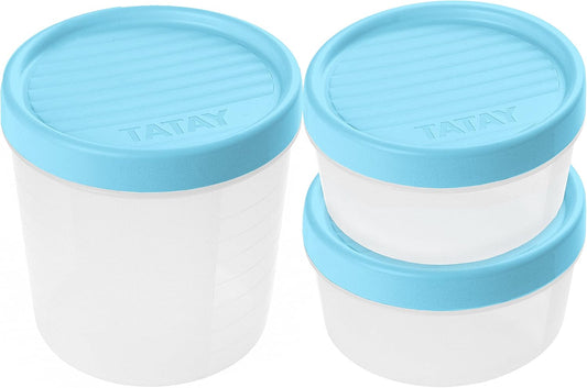 Food Container 1X1L + 2X0.5L 3-Piece Set Microwave Safe Freezer Safe