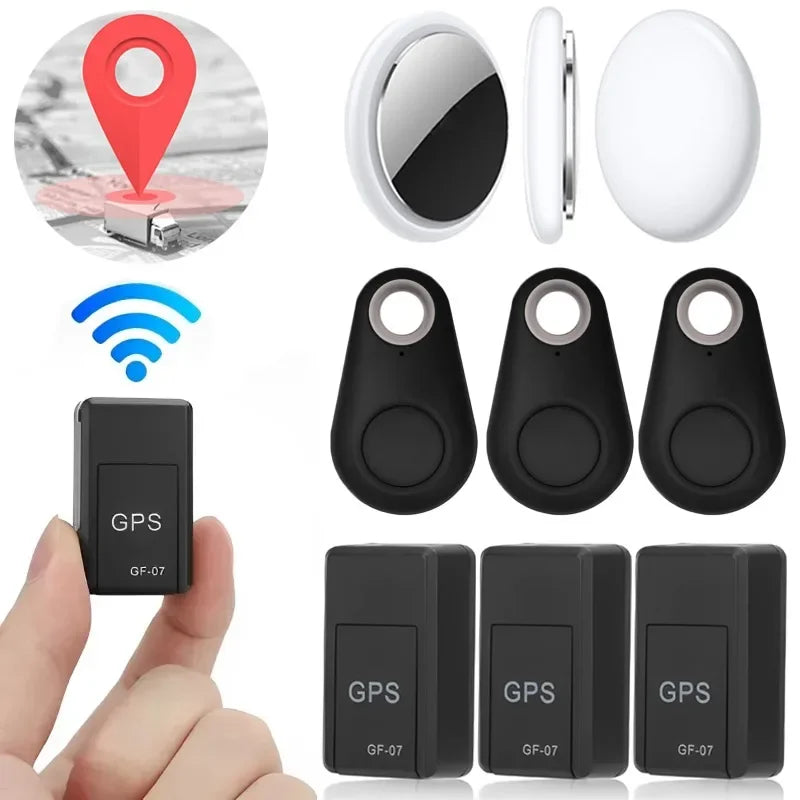1/2/3Pcs Car Mini GPS Tracker Anti-Theft Locator Real Time Tracking SIM Positioner Magnetic Mount Anti-Theft Tracker GF-07