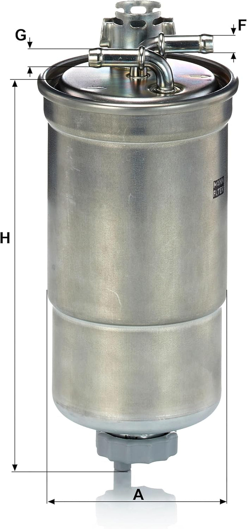 MANN-FILTER WK 853/3 X Fuel Filter - CARS + TRANSPORTERS