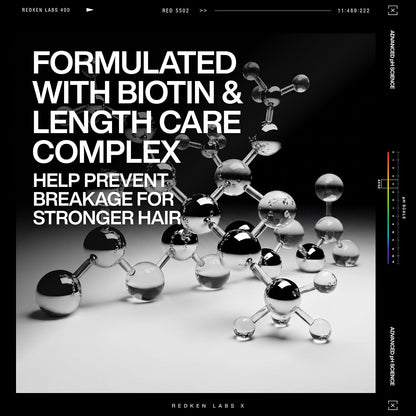 REDKEN Conditioner, Biotin & Castor Seed Oil, for Longer, Stronger Hair, Extreme Length, 300 Ml