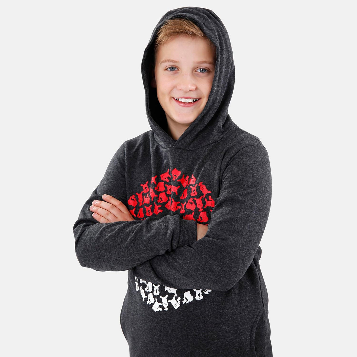 Boys Hoodie | Pikachu Kids Hoodie with Pokeball Design
