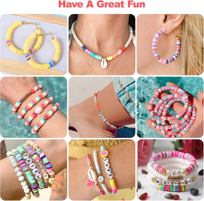 23000 Pcs 144 Colours 7 Boxes Clay Beads
