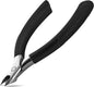 Cuticle Trimmer – Professional Cuticle Clippers, Easy Grip Precision Cuticle Nippers Manicure Tools – Stainless Steel Cuticle Cutter for Nails (5Mm), Black