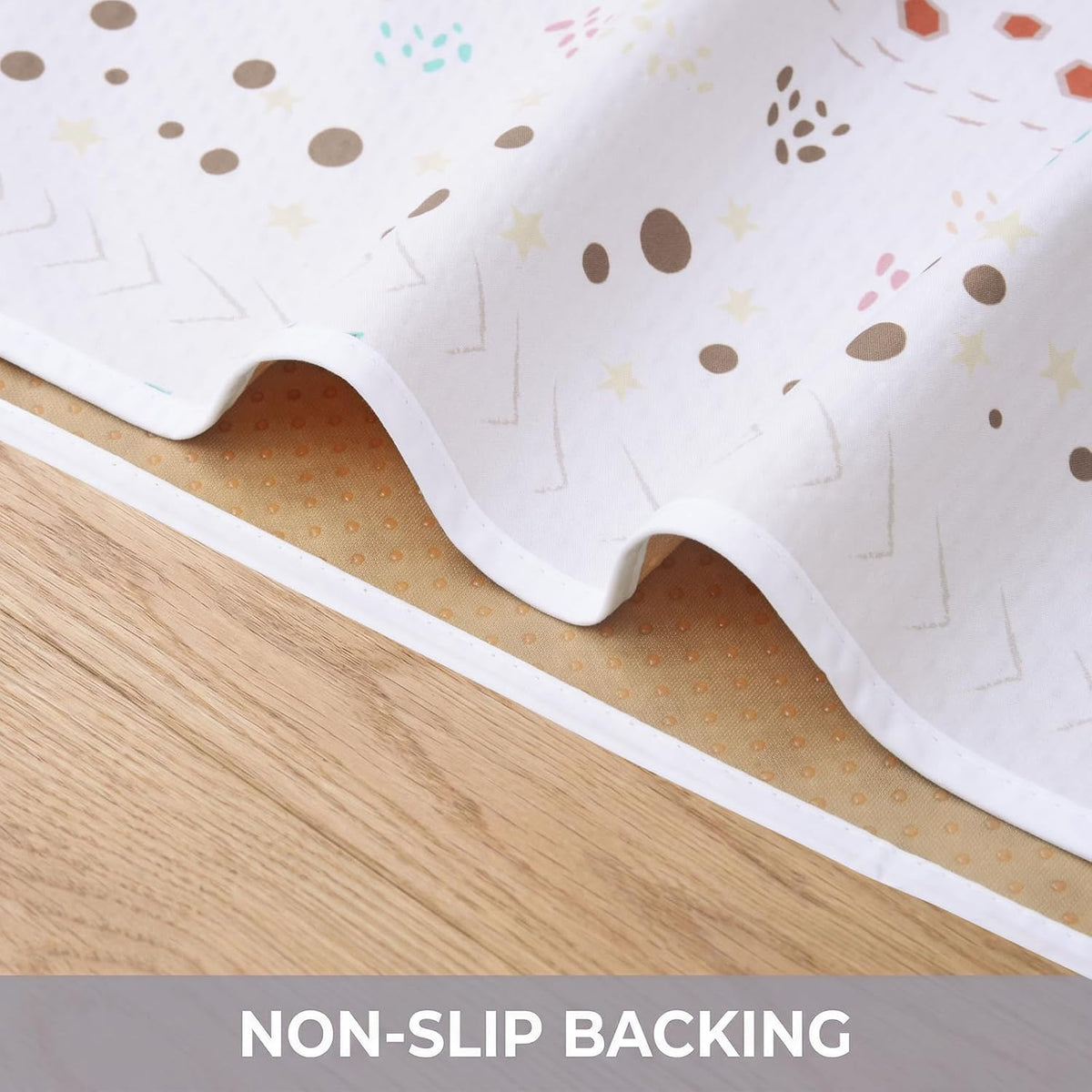 Splash Mat for under High Chair, Waterproof Washable Highchair Splat Mat