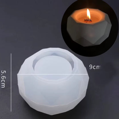 3D Lotus Silicone Mold Jar DIY Aromatherapy Candle Mould Pot Handmade Jewelry Storage Box Making Concrete Candle Jar Planter