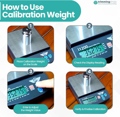 5Pcs Calibration Weight Set with Tweezers (Total 38G)