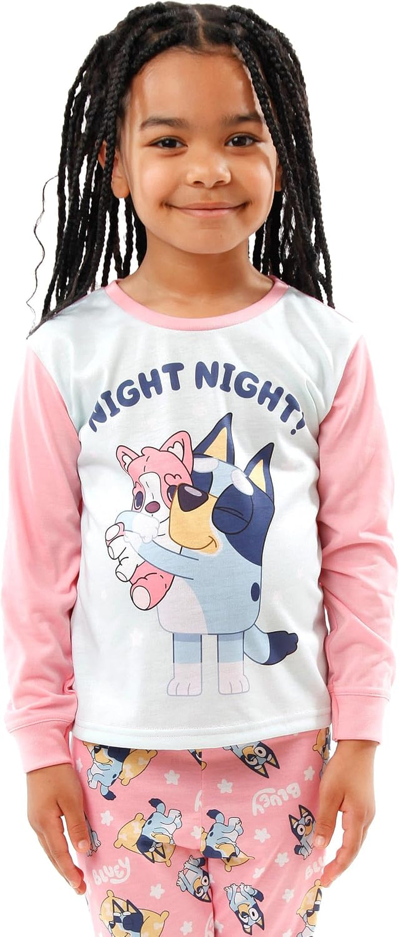 Pyjamas | Night Night Long Sleeve Girls Pyjamas | Girls' Pyjama Sets | Ages 18 Months to 8 Years
